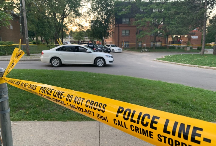 The shooting happened off of Amaranth Court at around 7:10 p.m. on Thursday.