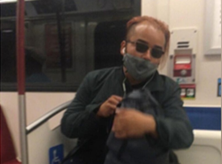 Police released a photo of a suspect wanted in two indecent exposure investigations.