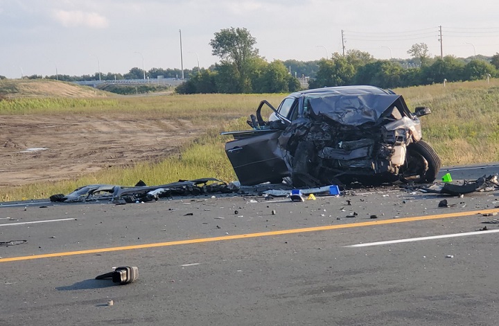 The five-vehicle crash happened at around 4:45 p.m. on Highway 7 in Pickering, OPP say.