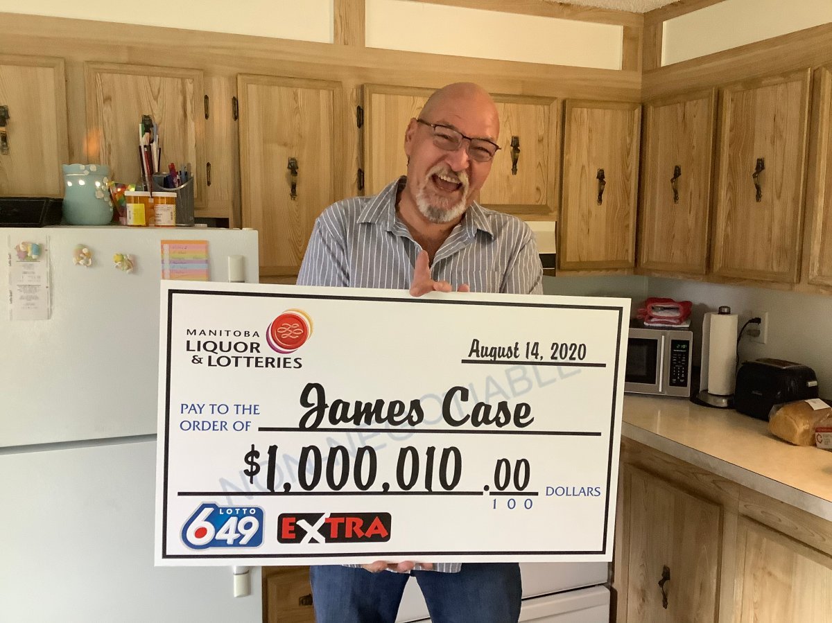 Lottery winner James Case.