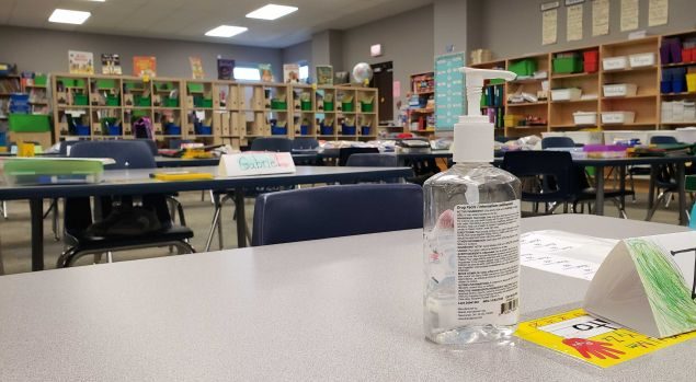 A 2020 file photo taken inside an Edmonton school.