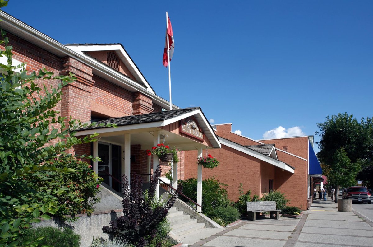City staff and councillors in Enderby, B.C., are self-isolating after someone with the coronavirus attended council chambers on Aug. 17., 2020. 