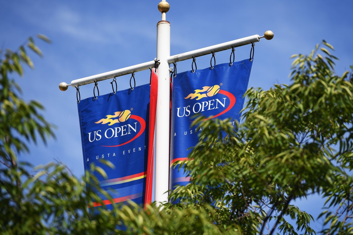 NEW YORK, NY - SEPTEMBER 02:  A view of the US Open logo as seen from the grounds on Day Five of the 2016 US Open at the USTA Billie Jean King National Tennis Center on September 2, 2016 in the Flushing neighborhood of the Queens borough of New York City. 