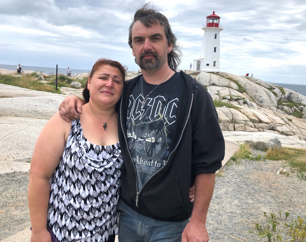 Hundreds take part in ride to Peggy's Cove to honour the victims of the Nova Scotia mass shooting.