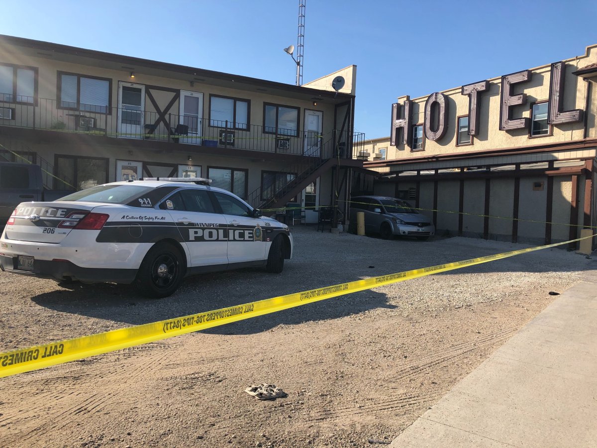 A man is in critical condition following a stabbing at the Brooklands Inn on Keewatin Street Thursday.