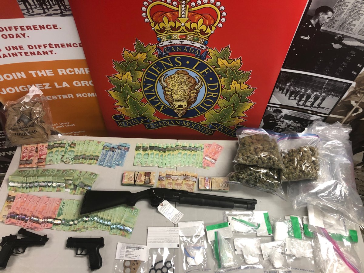 Items seized in Colchester County. 