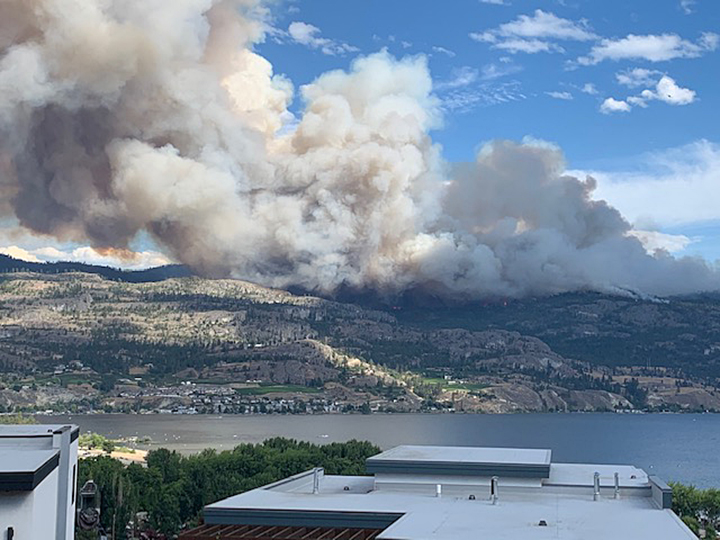 South Okanagan wildfire estimated at 1,000 hectares; evacuation alert issued for 3,600 properties - image