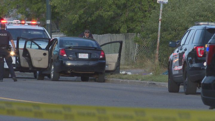 Calgary police said officers responded to 76 Avenue and 22A Street S.E. at 7:30 p.m. on Friday after someone called 911 to say someone had been shot.