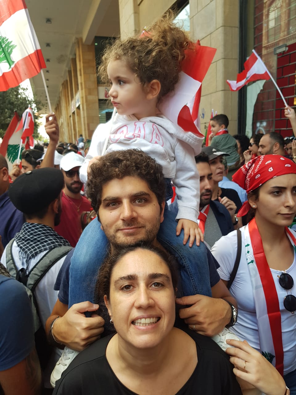 Alexandra Naggear with her parents Tracy and Paul.