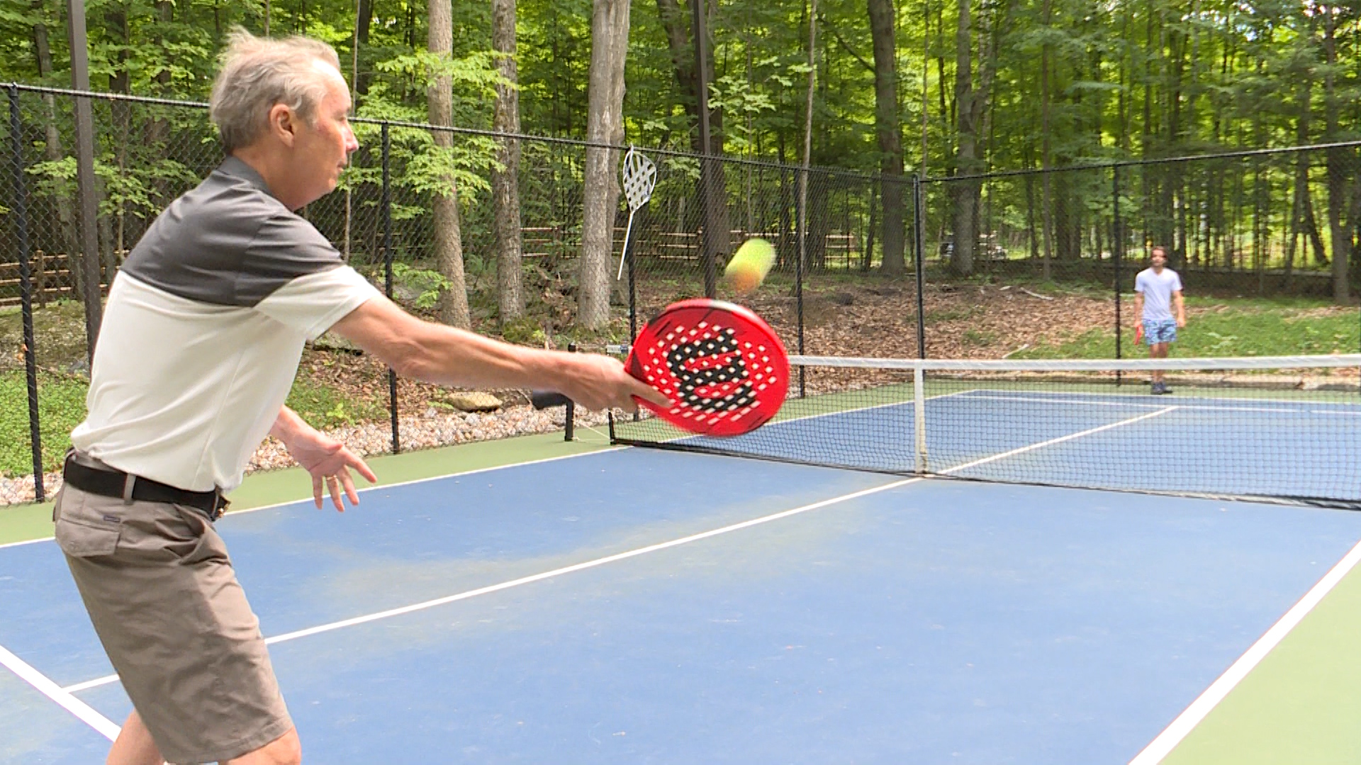 Sydenham family says paddle tennis is a great way to beat the