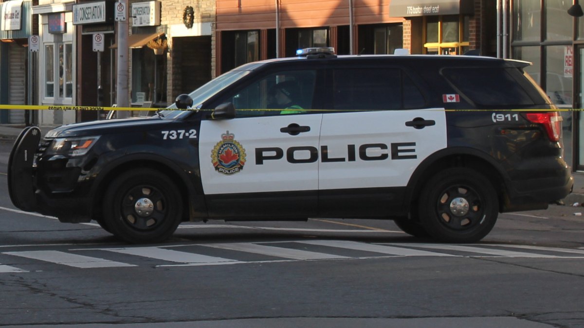 Hamilton police have arrested a man after a robbery at a pharmacy in the city's downtown.