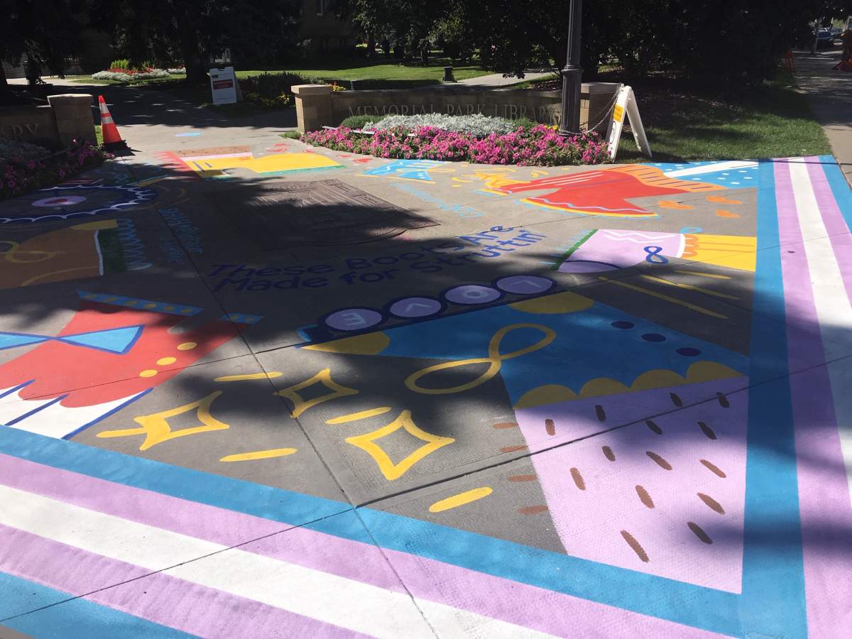 Four murals have been painted in Calgary’s Central Memorial Park to celebrate Pride 2020.