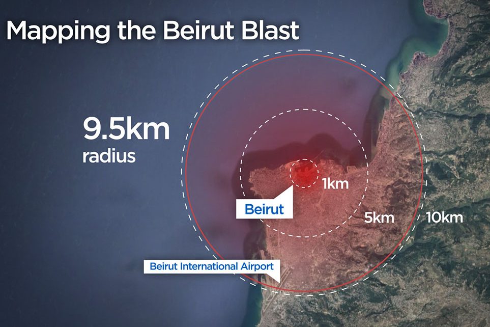 What the Beirut blast might’ve looked like in Toronto, Vancouver or Montreal - image