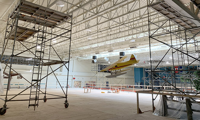 The Millennium Place pool is currently undergoing renovations.