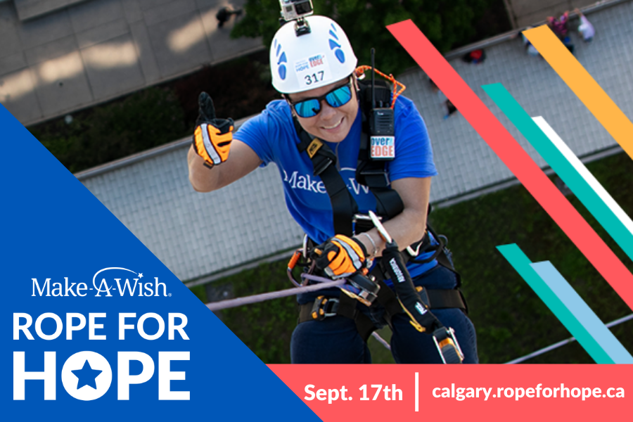 Global Calgary and Global News Radio 770 CHQR supports: Make-A-Wish® Rope for Hope - image