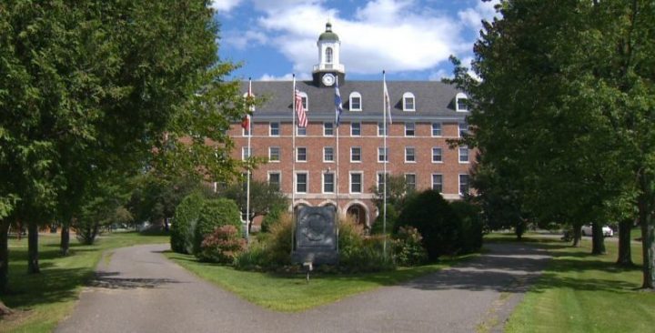 Stanstead College campus in Stanstead, QC, founded in 1874.