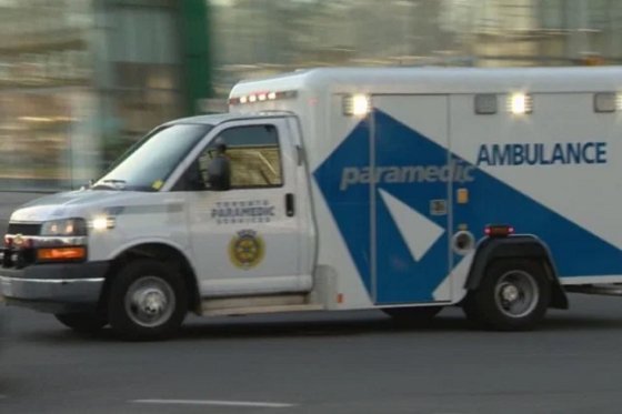 A Toronto Paramedic Services ambulance.