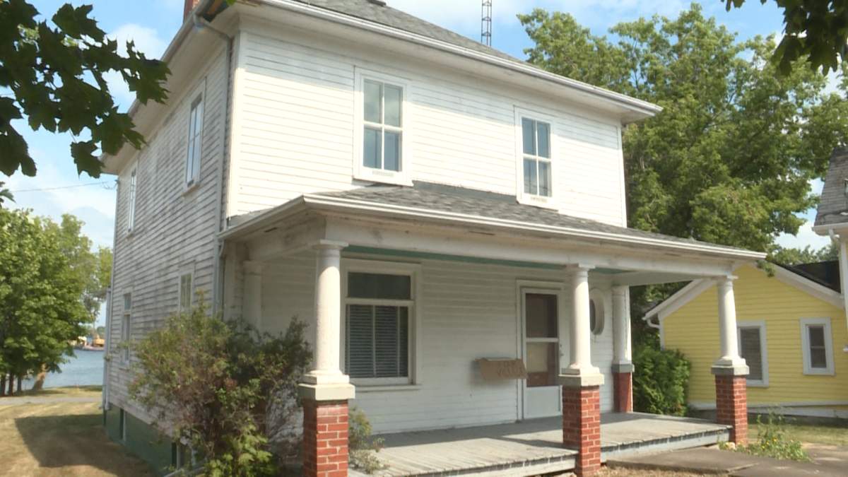 A group of Wolfe Islanders are working to save this historic home at 1208 Main St. from demolition.