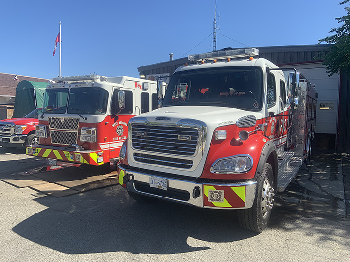 A boat that caught fire at the Gellatly Bay Boat Launch in West Kelowna was quickly extinguished Sunday morning.
