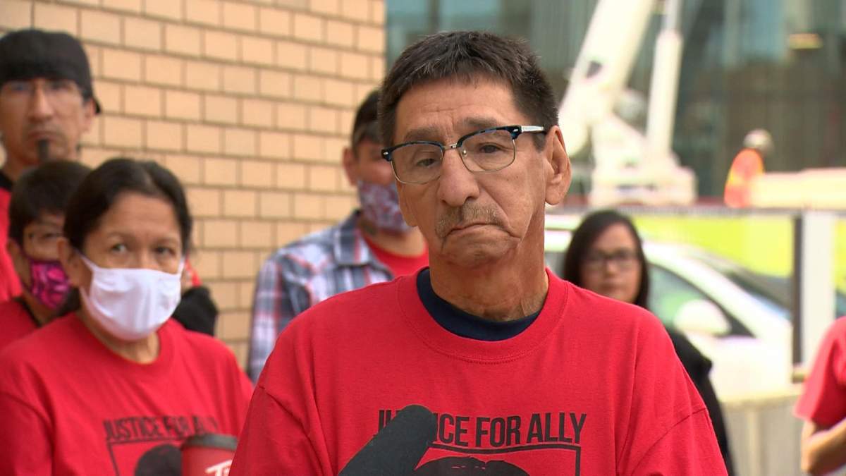 Ally Witchekan’s father, Gregory Moosehunter, hoped to see developments in the case against Ivan Roberto Martell, but the matter was adjourned to next month.