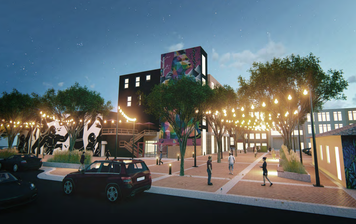 Concept images of a revamp design of an Old Strathcona alleyway have been posted online for the public to view. 