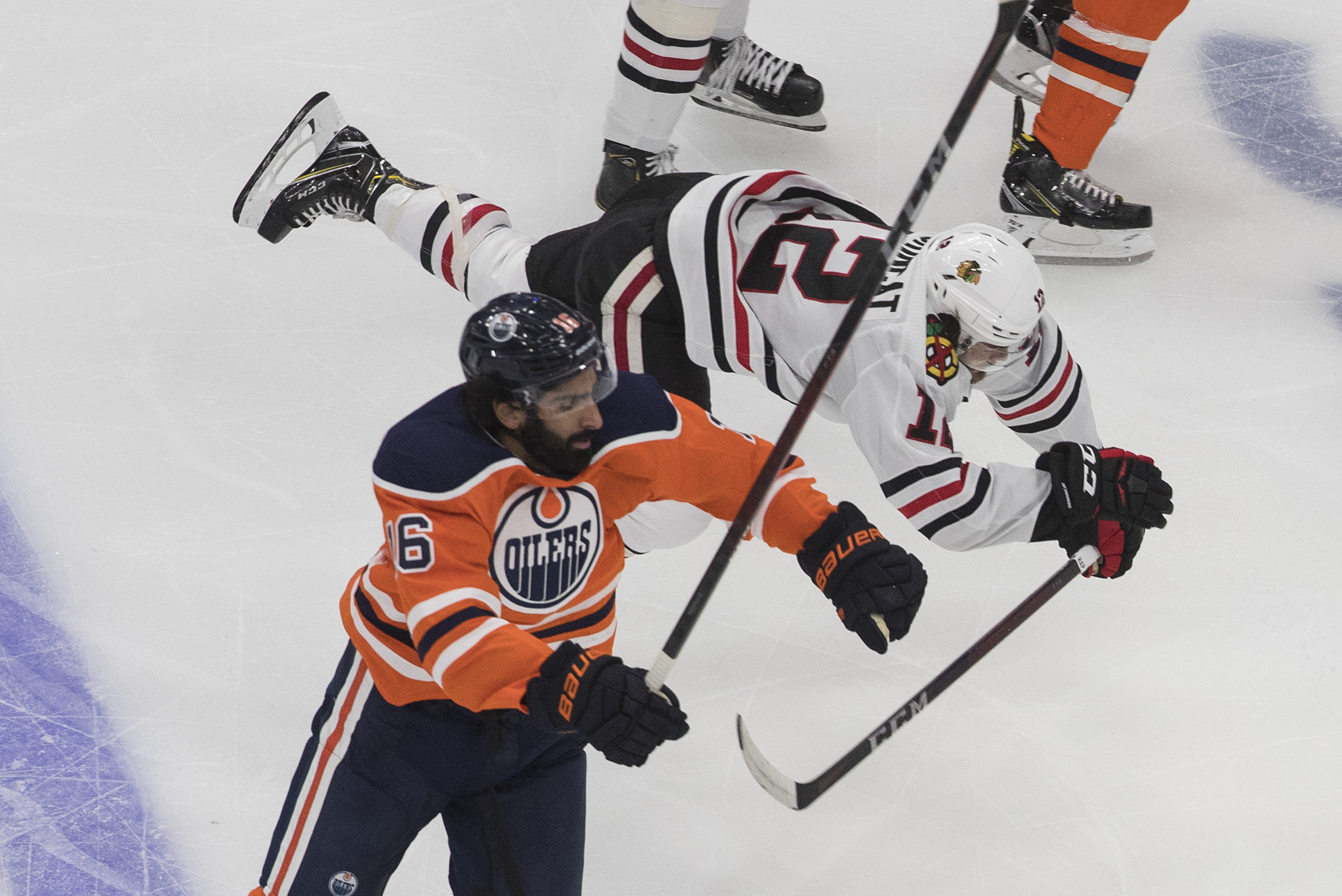 Jujhar Khari Edmonton Oillers Hockey Instagram Blackhawks Soar Past Edmonton Oilers In Game One Edmonton Globalnews Ca