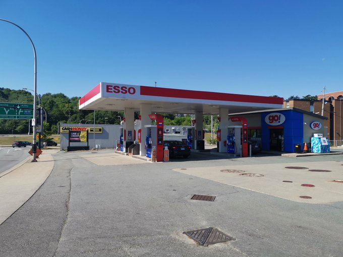 Halifax police say a man entered the Esso Service Station on Chebucto Road just after 6:30 a.m. and threatened a lone employee with a knife, on Aug. 9. 