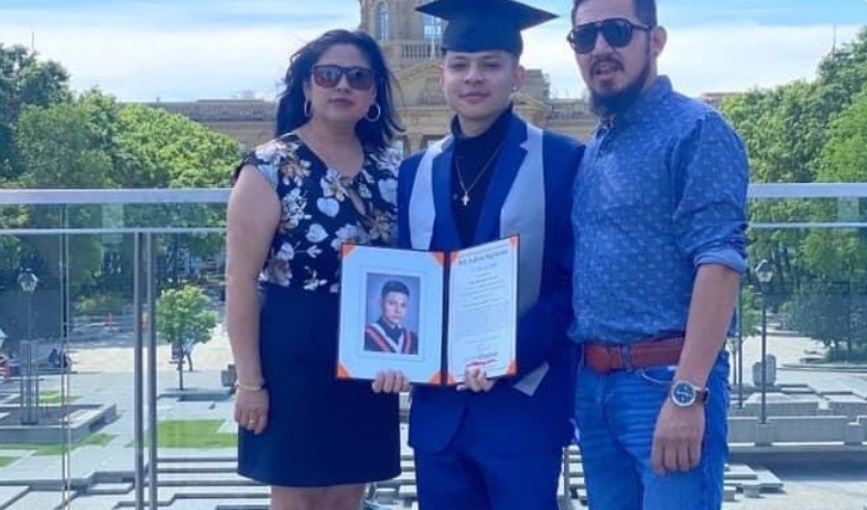 Hugo Escobedo, who died earlier this month after an incident at Annette Lake, along with his wife Maribelle and son Hugo Jr.