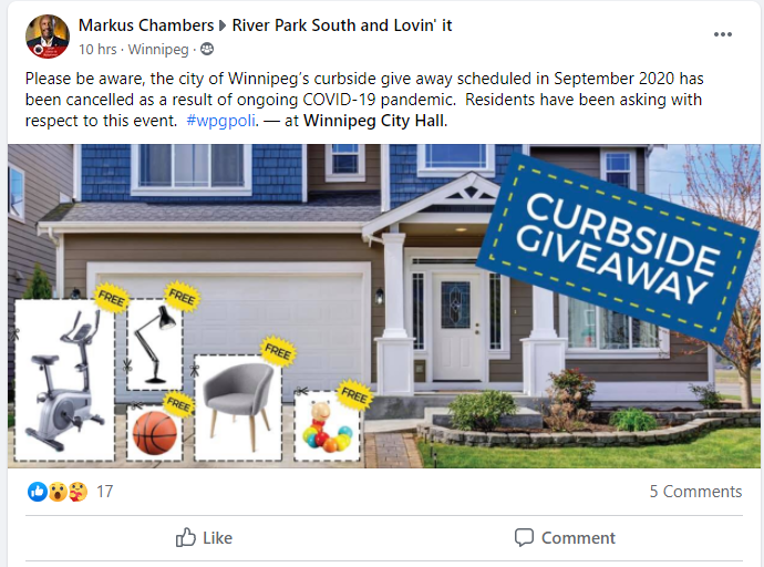 Winnipeg’s free giveaway weekend cancelled for September - image