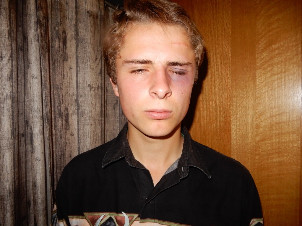 A photo of Jeremia Leussink after his arrest on July 31.