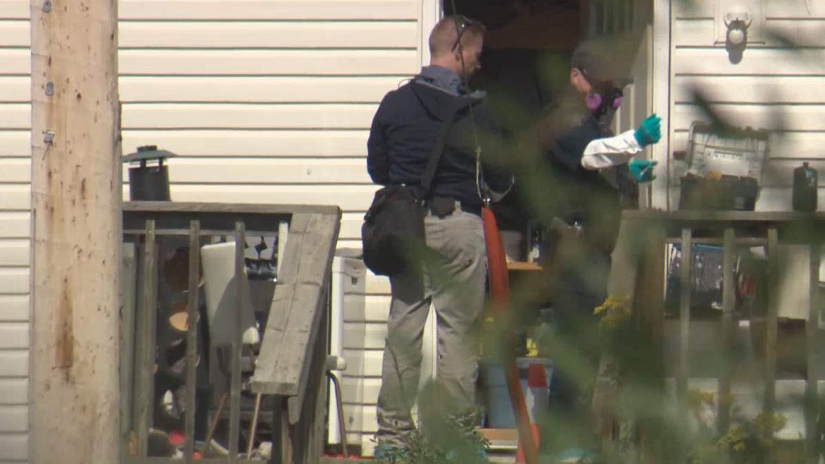 RCMP on scene investigating a sudden death on Sunday, Aug. 30, 2020. Officials said this is the second sudden death on the Paul Band First Nation over the last week.