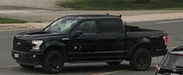 York police are searching for a black Ford F-150 pickup in connection with a fatal shooting in Vaughan.
