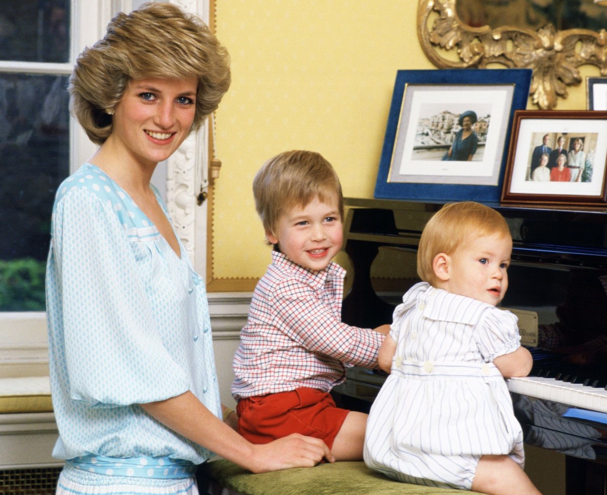 Princess Diana, Princes William and Harry