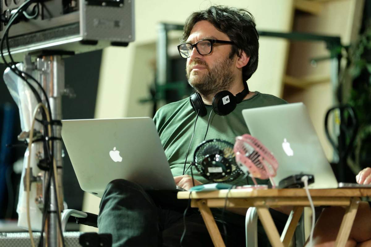 ‘There She Goes’ creator Shaun Pye is shown on the set of Season 2.