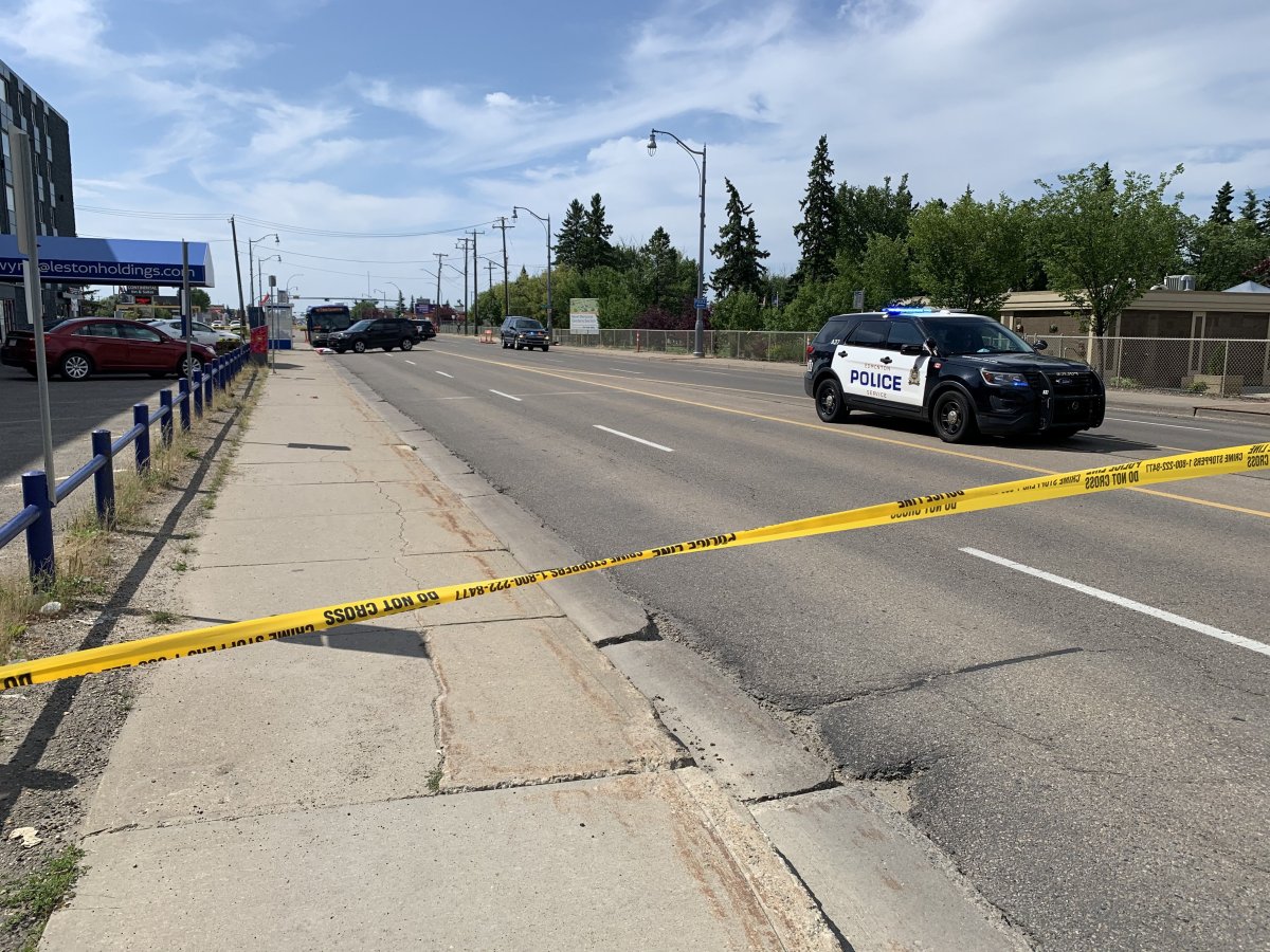 The Edmonton homicide unit is investigating a death on the city's west end, Thursday, Aug. 6, 2020. 