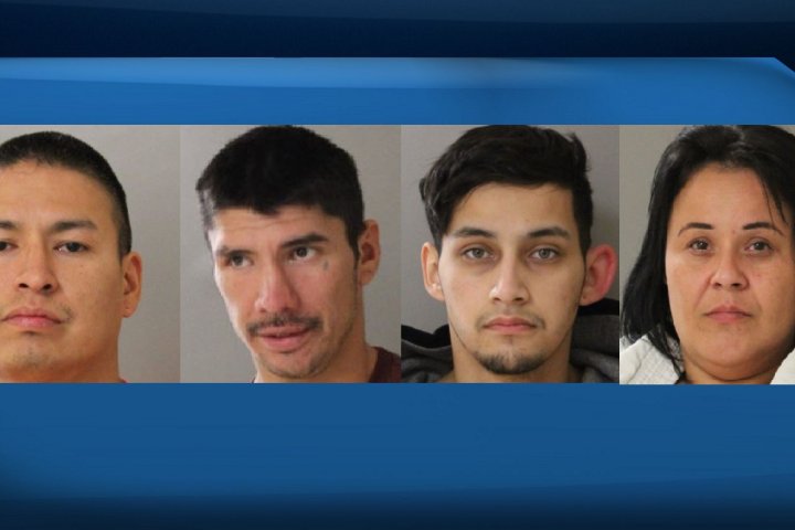 RCMP release images of 4 suspects wanted for attempted murder in Sturgeon Lake