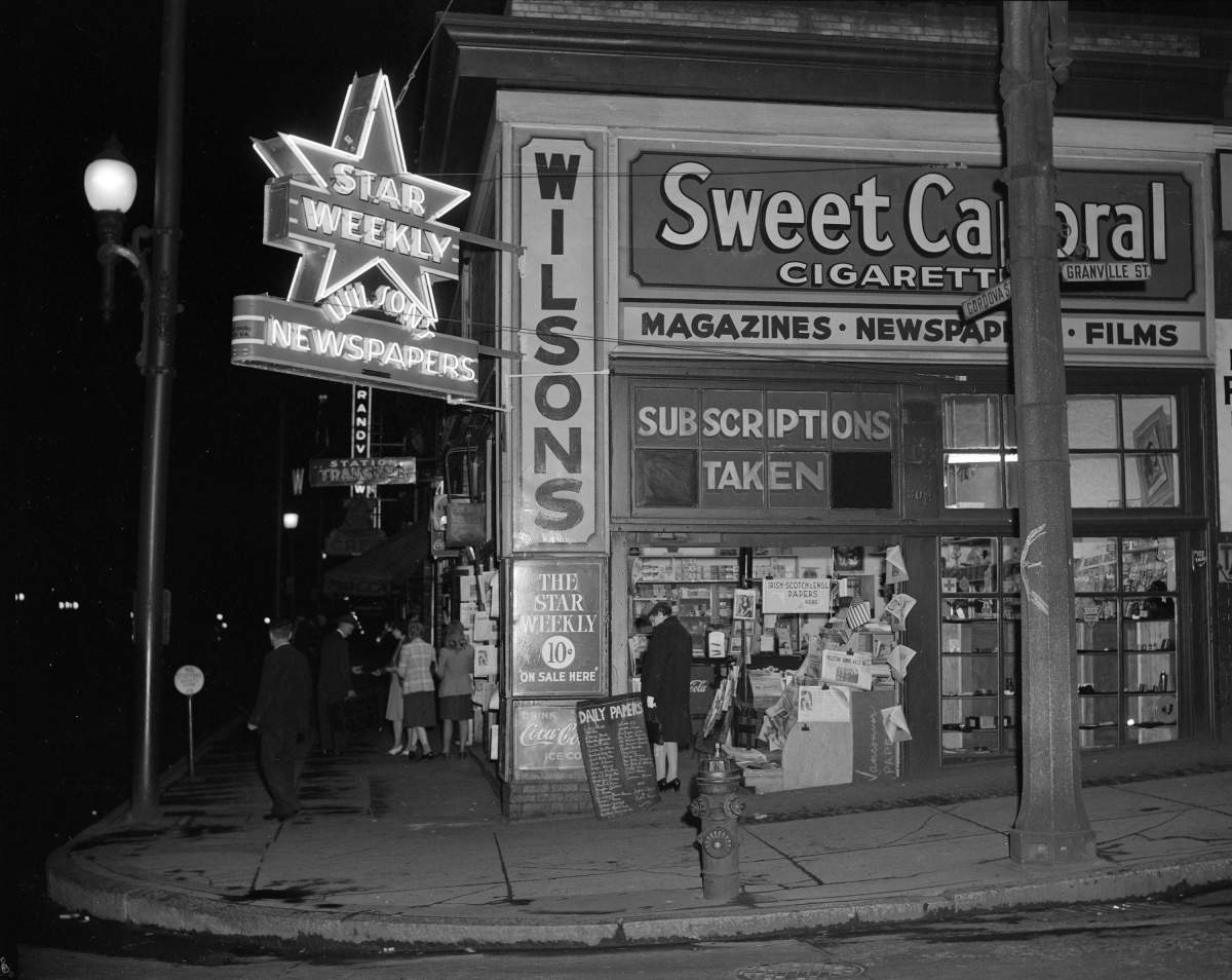 Some of the comics were originally purchased at Wilson’s Newspapers, which was located across the street from what is now Vancouver’s Waterfront Station.