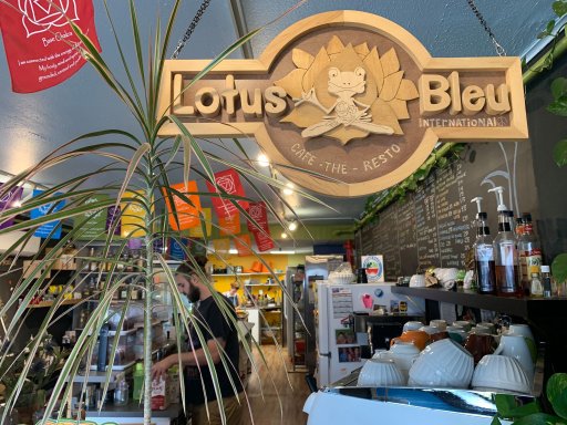 Cafe Lotus Bleu offers vegetarian, vegan and gluten-free treats.