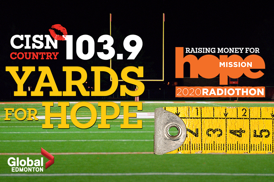 Global Edmonton supports the CISN Country 103.9 Yards for Hope - image