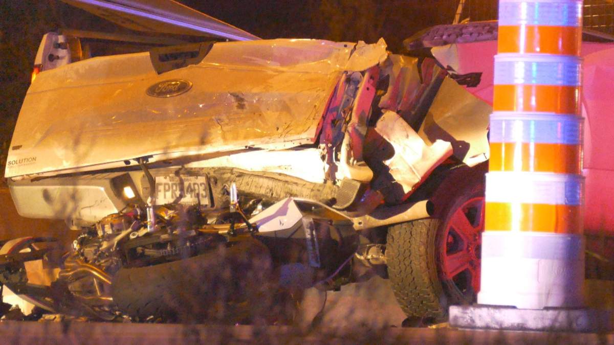 One person is dead and two others have sustained serious injuries after a motorcycle crash on Highway 440 in Laval.