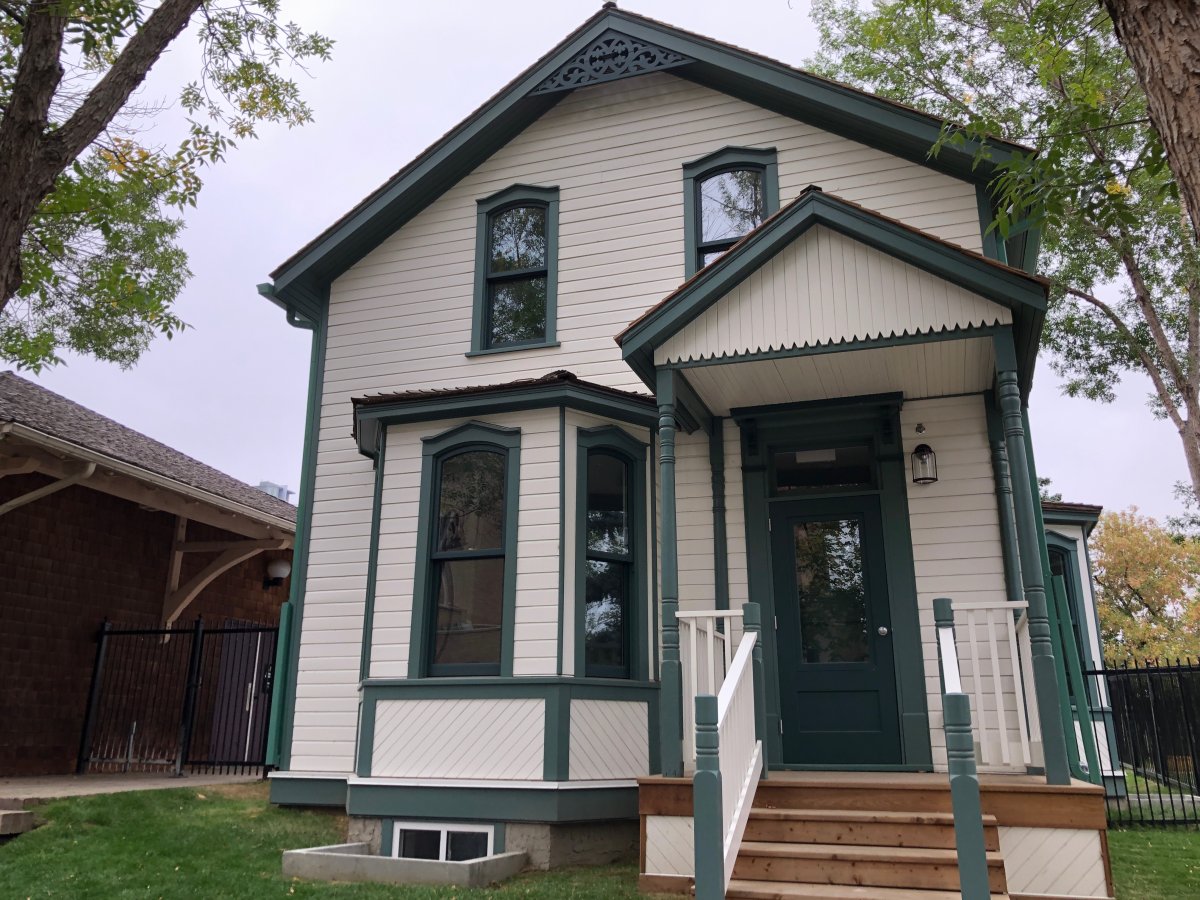 The Rouleau residence, sitting in Calgary's historic Mission district, pictured on Sept. 14, 2020. The residence, along with nearby St. Mary's Parish Hall/CNR Station, were among the four buildings to receive historic designations.