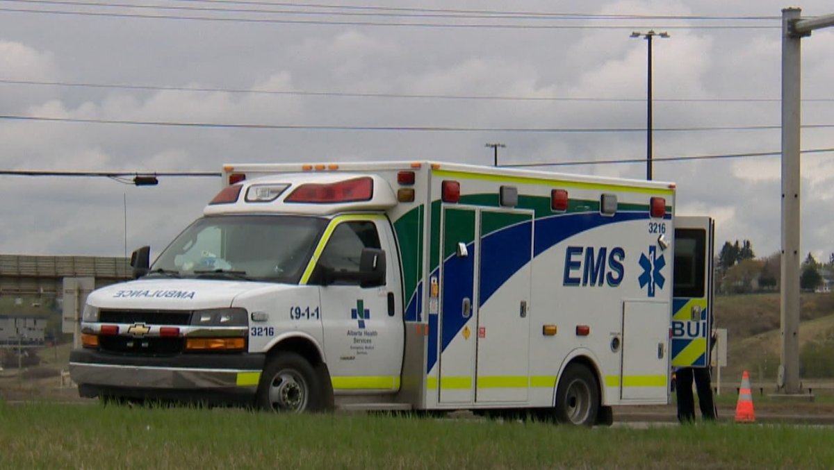 A child is in serious condition after falling from a window in Calgary on Tuesday, Sept. 22, 2020.