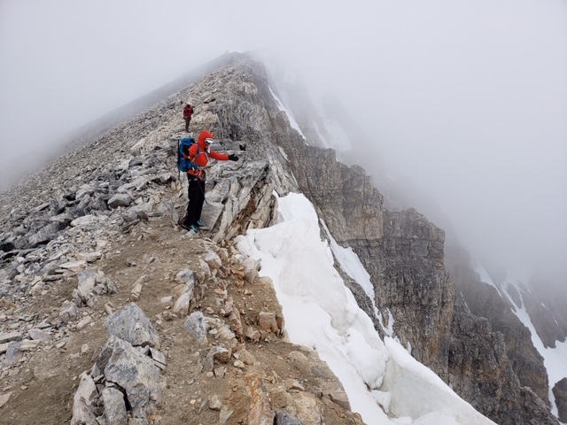 Liliana Kujundzic-Tesedic during her hike