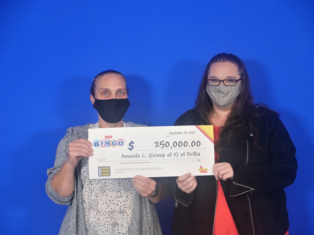 A mother-daughter duo from Orillia, Ont., have won $250,00 with OLG's instant bingo multiplier.