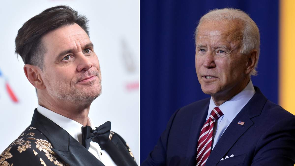 Jim Carrey, Joe Biden. Photo: CP Images.