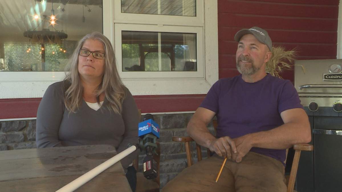 Tricia and Darren MacDonald say their farm near Portage la Prairie has been hit by criminals 17 times in a two year span. 