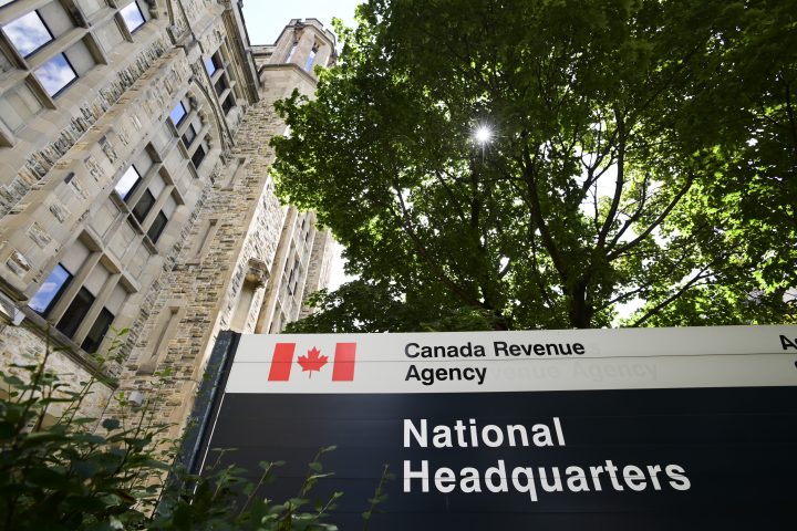 The Canada Revenue Agency (CRA) headquarters Connaught Building is pictured in Ottawa on Monday, Aug. 17, 2020.  