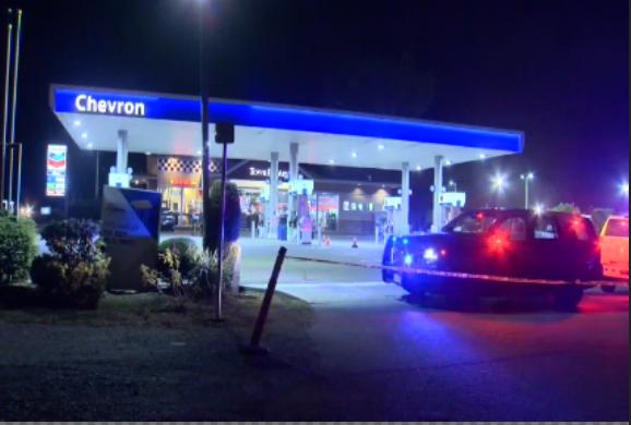 Shots fired Saturday evening at Langley gas station