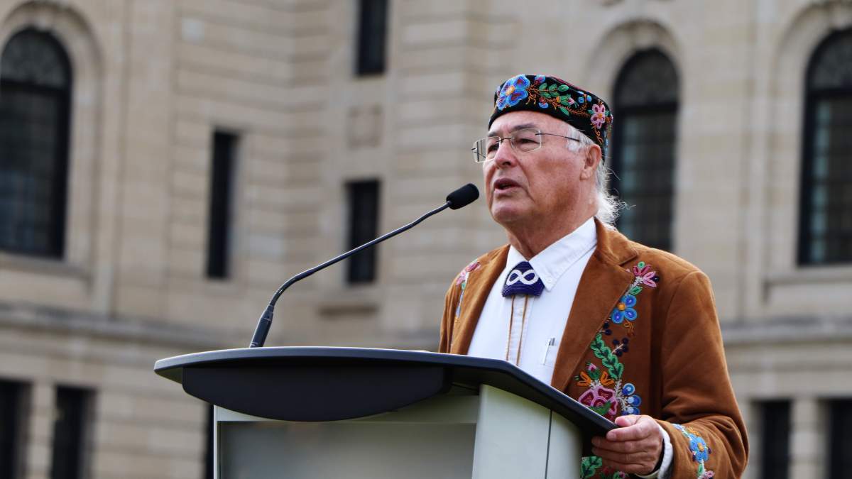 Clément Chartier is a lawyer and chair of the Métis Legal Research and Education Foundation, which does pro bono work in connection to Métis constitutional rights