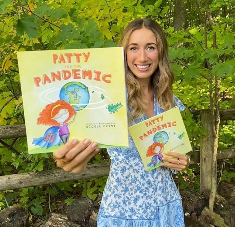 Nicole Crimi has written the children's book, Patty and the Pandemic, to help children during COVID-19.